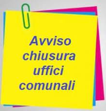 Annuncio chiusura per aggiornamento Ufficio Demografico giovedì 12.12.2024 dalle ore 15,00 alle ore 17,00